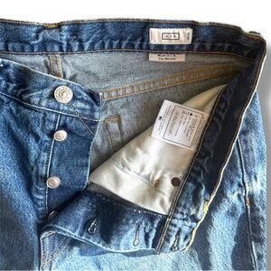 AYR All Year Round The Normie Button Fly Classic Straight Leg Jeans 34x30